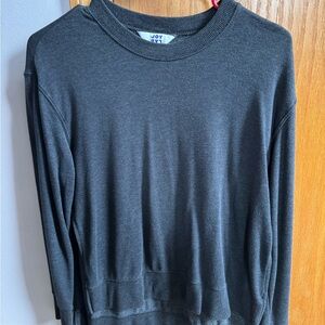 JoyLab Charcoal Gray Cozy Crewneck Sweatshirt